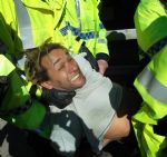 GMP POLICING BARTON MOSS PROTESTS SALFORD